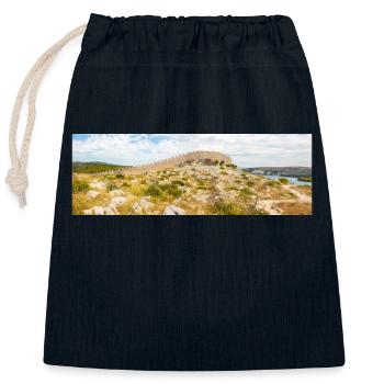 Die Mauer von Oštrica (Bedem Grebastica) Kroatien - Verschließbarer Geschenkbeutel aus Baumwolle (25x30cm) - Navy - Vorne