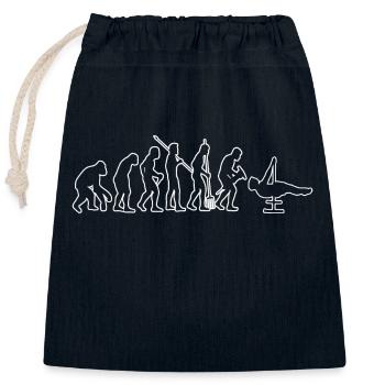 Apparatus gymnastics Gymnastics Floor exercises Gymnastics club Turner - Closable cotton gift bag (25x30cm) - navy - Front