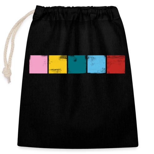 Stabil Farben ohne Logo - Verschließbarer Geschenkbeutel aus Baumwolle (25x30cm)