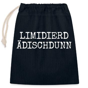 Limidierd Ädishdunn - Palatinate Edition Palatinate - Closable cotton gift bag (25x30cm) - navy - Front