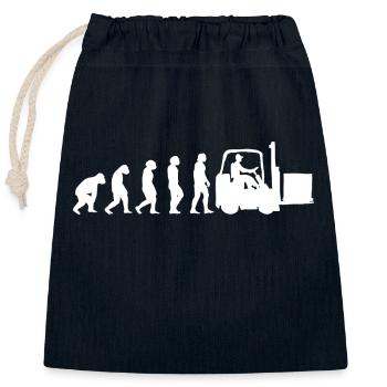 Lagerarbeiter Geschenk Lagerlogistik Logistik - Verschließbarer Geschenkbeutel aus Baumwolle (25x30cm) - Navy - Vorne