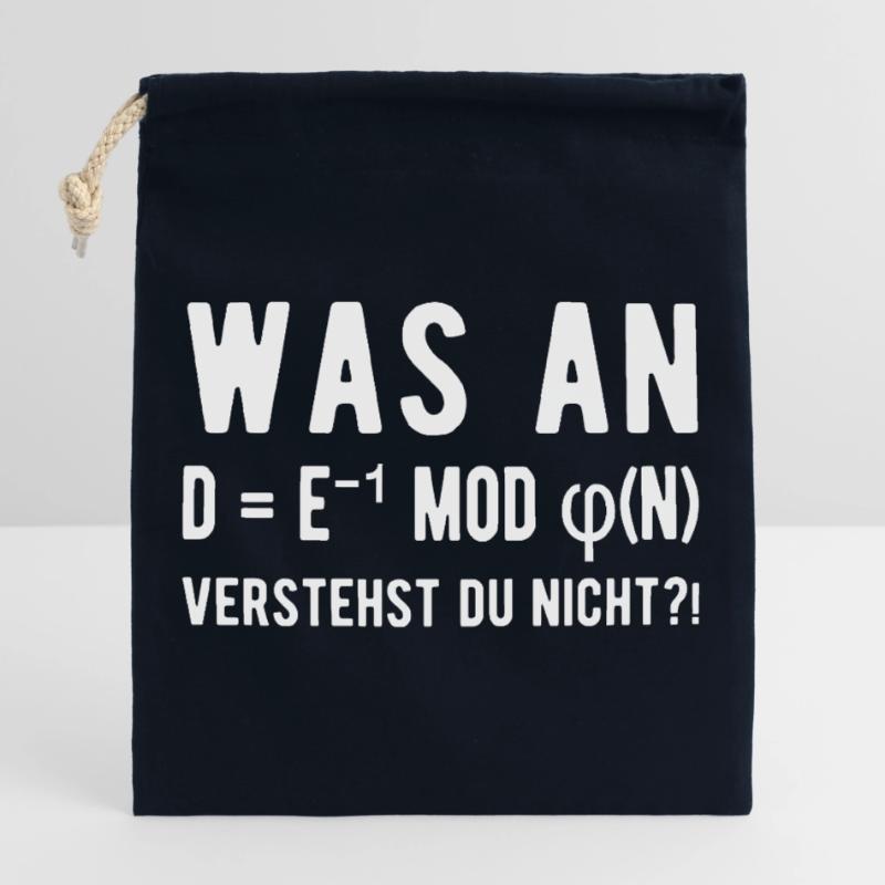 Informatiker Informatik Student Programmierer  Verschließbarer Geschenkbeutel aus Baumwolle (25x30cm)