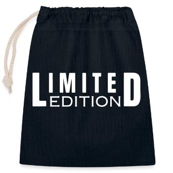 Limited Edition - Closable cotton gift bag (25x30cm) - navy - Front