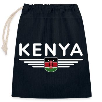 Nairobi Design für Kenia-Liebhaber - Verschließbarer Geschenkbeutel aus Baumwolle (25x30cm) - Navy - Vorne