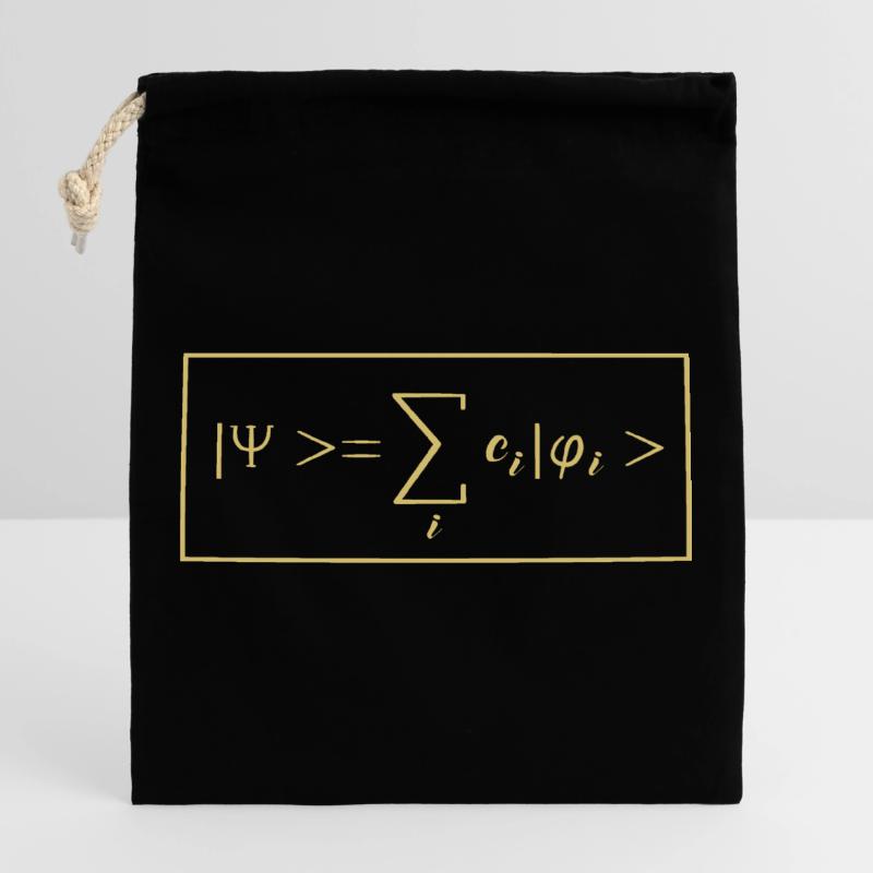 Quantenphysik Quanten Physik Quantensprung Verschließbarer Geschenkbeutel aus Baumwolle (25x30cm)