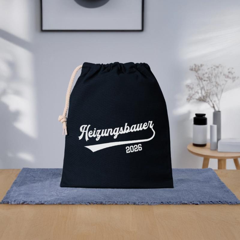 Heating Engineer 2026 Apprenticeship Occupation Heating Construction Closable cotton gift bag (25x30cm)