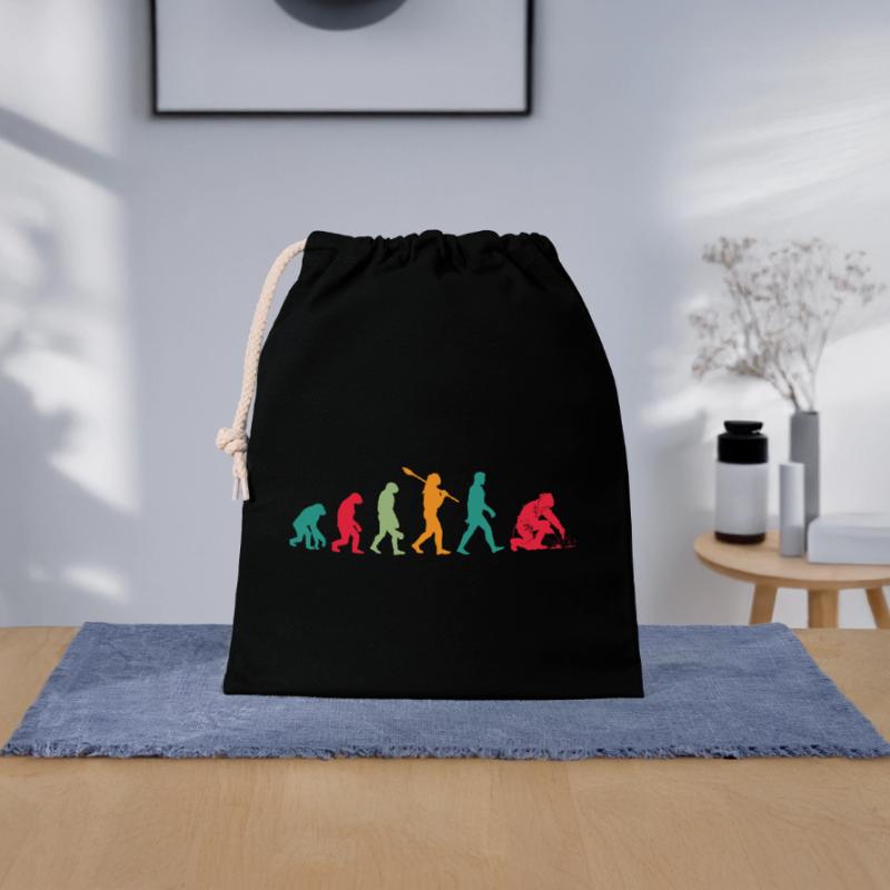 Schweißer Evolution Verschließbarer Geschenkbeutel aus Baumwolle (25x30cm)