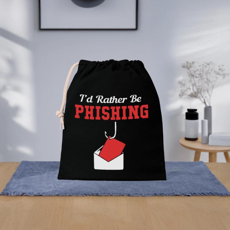 Cybersecurity Cyber Programmer Hacker Closable cotton gift bag (25x30cm)