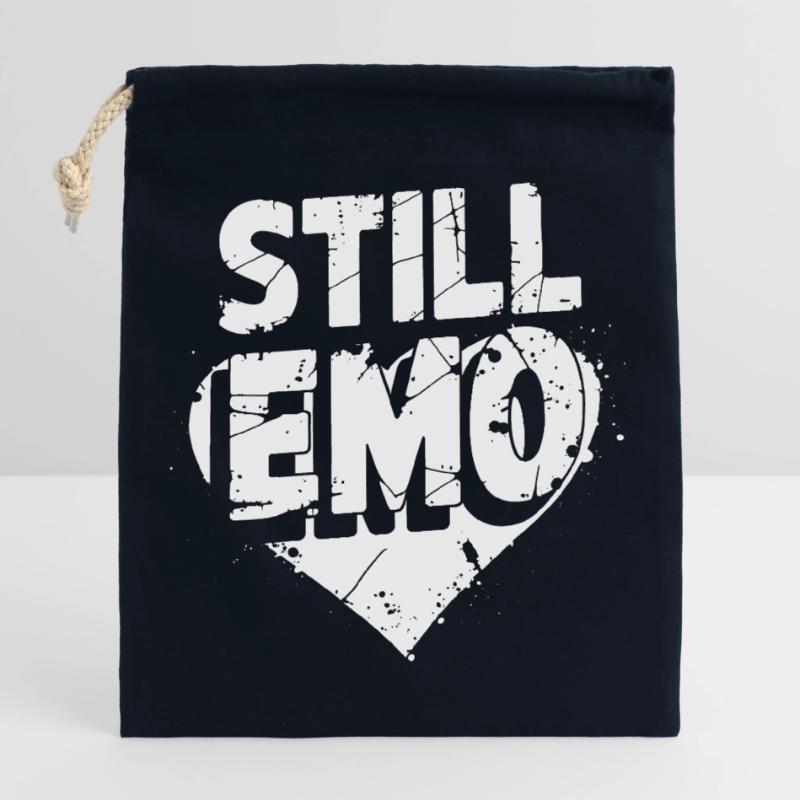 Still Emo! Emo Goth Alternative Verschließbarer Geschenkbeutel aus Baumwolle (25x30cm)