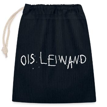 ois leiwand wien dialekt wienerisch - Verschließbarer Geschenkbeutel aus Baumwolle (25x30cm) - Navy - Vorne