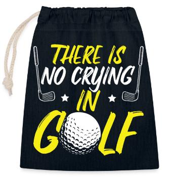 Lustiger Golf-Humor - Verschließbarer Geschenkbeutel aus Baumwolle (25x30cm) - Navy - Vorne