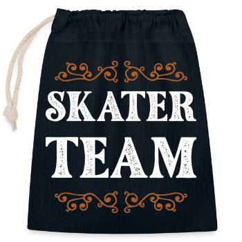 Skater Crew - Verschließbarer Geschenkbeutel aus Baumwolle (25x30cm) - Navy - Vorne