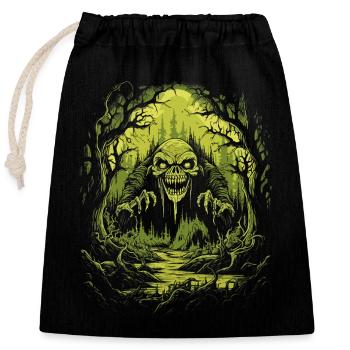 Whisper of the Forest: Evil Demon Awakens! - Closable cotton gift bag (25x30cm) - black - Front