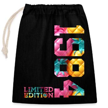 42ND BIRTHDAY LIMITED EDITION 1984 - Closable cotton gift bag (25x30cm) - black - Front