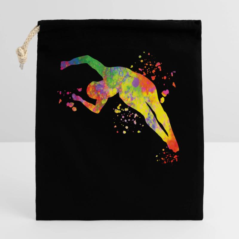 Diving, Synchronized Diving, Artistic Jumping Closable cotton gift bag (25x30cm)