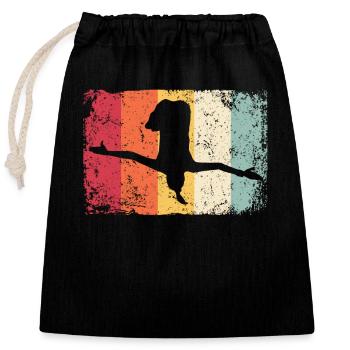 Diving Diving Synchronized Diving - Closable cotton gift bag (25x30cm) - black - Front