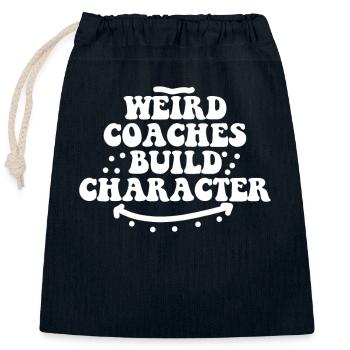 Seltsame Coaches Bilden Charakter Coach - Verschließbarer Geschenkbeutel aus Baumwolle (25x30cm) - Navy - Vorne