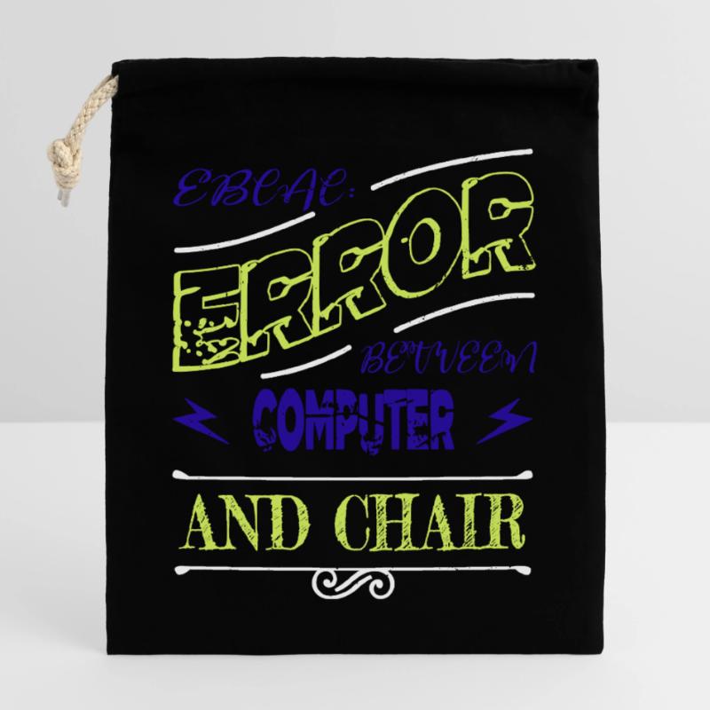 analyst present idea hacker computer science Verschließbarer Geschenkbeutel aus Baumwolle (25x30cm)