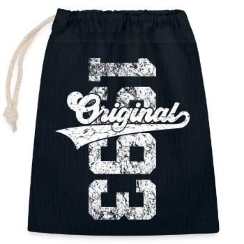 33E ANNIVERSAIRE ORIGINAL 1993 - Sac cadeau en coton avec cordon (25 x 30 cm) - bleu marine - Devant