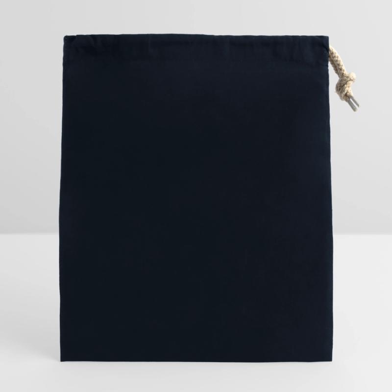 Codage chat Sac cadeau en coton avec cordon (25 x 30 cm)
