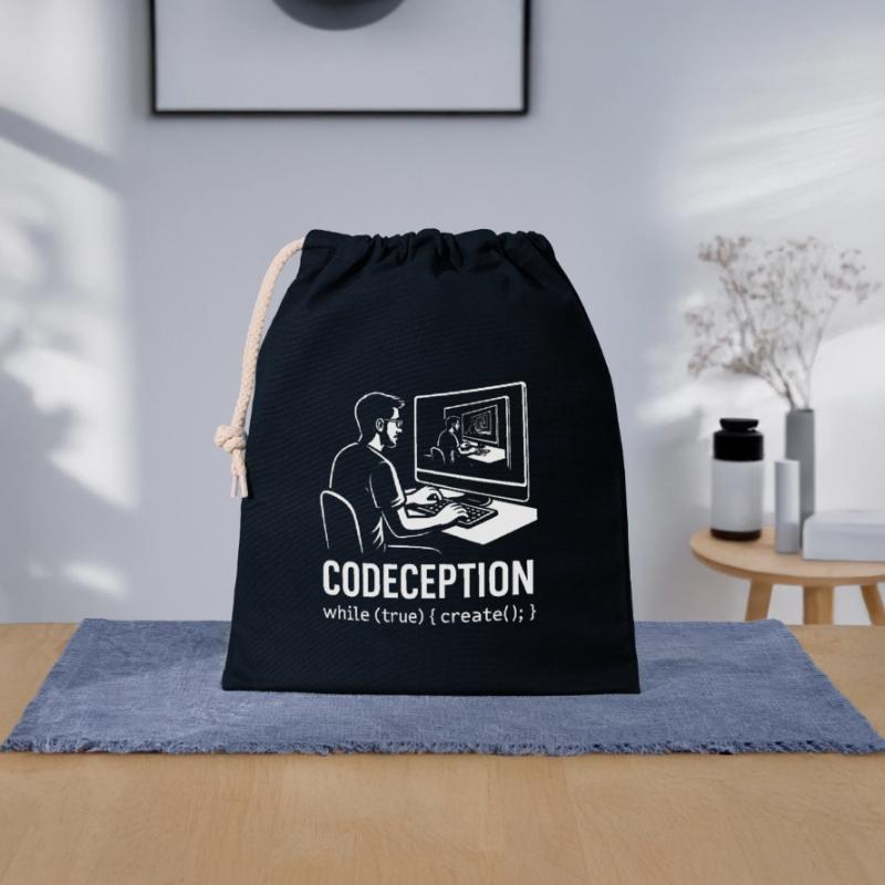 Codeception Closable cotton gift bag (25x30cm)