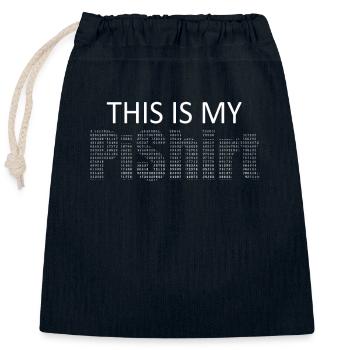 Pi Make Math Nerd Circle Number Pi Symbol - Sac cadeau en coton avec cordon (25 x 30 cm) - bleu marine - Devant