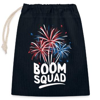 Pyrotechnics Fireworks Pyrotechnics - Closable cotton gift bag (25x30cm) - navy - Front
