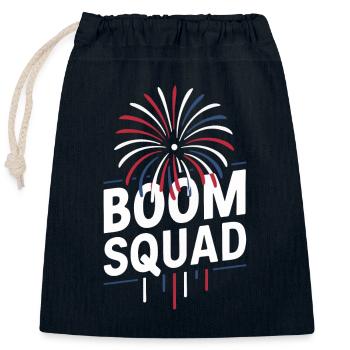 Pyrotechnics Fireworks Pyrotechnics - Closable cotton gift bag (25x30cm) - navy - Front
