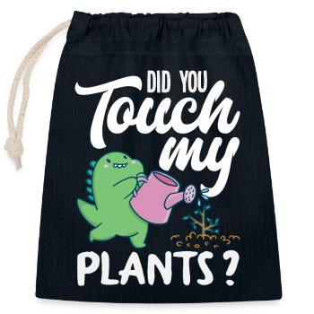 Garten- Und Pflanzenliebhaber Geschenke - Verschließbarer Geschenkbeutel aus Baumwolle (25x30cm) - Navy - Vorne