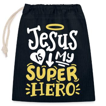Christlich Glaube Religiös - Verschließbarer Geschenkbeutel aus Baumwolle (25x30cm) - Navy - Vorne