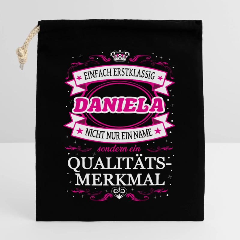 Quality feature Daniela simply first-class Closable cotton gift bag (25x30cm)