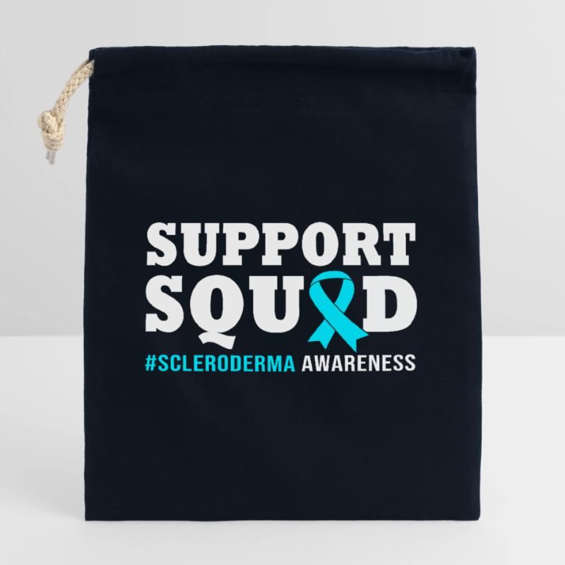 Scleroderma Closable cotton gift bag (25x30cm)