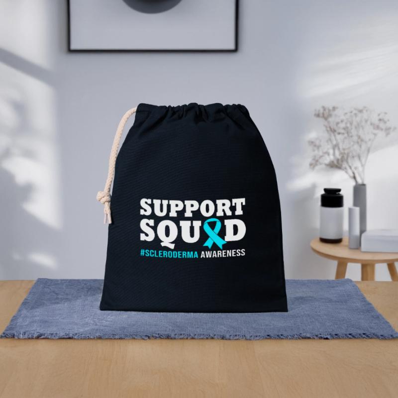 Scleroderma Closable cotton gift bag (25x30cm)