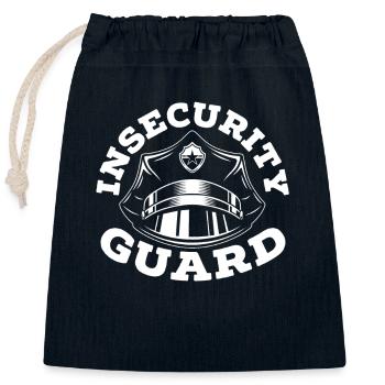 Sicherheitsbeamter Türsteher Sicherheitsbeamter - Verschließbarer Geschenkbeutel aus Baumwolle (25x30cm) - Navy - Vorne