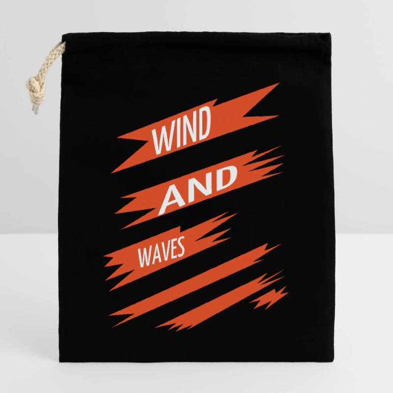 statement gift idea windsurfing techniques Verschließbarer Geschenkbeutel aus Baumwolle (25x30cm)