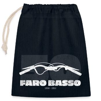 Faro Basso 50s Italy Shift Scooter Scooter - Closable cotton gift bag (25x30cm) - navy - Front