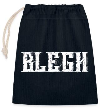 Blegh Metalcore Deathcore - Verschließbarer Geschenkbeutel aus Baumwolle (25x30cm) - Navy - Vorne