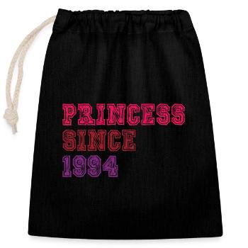 1994 Birthday Princess - Closable cotton gift bag (25x30cm) - black - Front