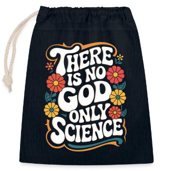 Atheismus Atheist Anti-Religion Agnostiker - Verschließbarer Geschenkbeutel aus Baumwolle (25x30cm) - Navy - Vorne