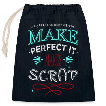 statement men a carpenters prayer tshirts - Verschließbarer Geschenkbeutel aus Baumwolle (25x30cm) - Navy - Vorne