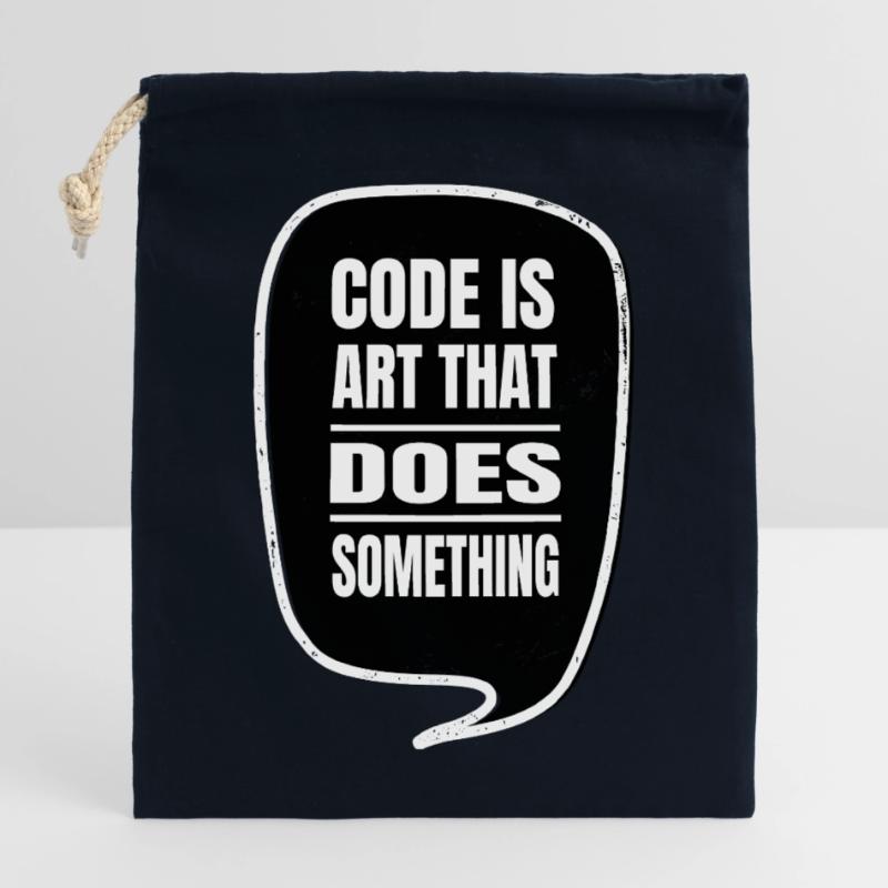informatics c sharp programming fun jokes gift Verschließbarer Geschenkbeutel aus Baumwolle (25x30cm)