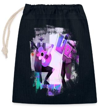 Musik Retro Heavy Metal Hard Rock Punk Vinyl Pop - Verschließbarer Geschenkbeutel aus Baumwolle (25x30cm) - Navy - Vorne
