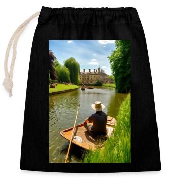 Martin Bond Style 2 Cadeau - Sac cadeau en coton avec cordon (25 x 30 cm) - noir - Devant