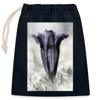 More about Enzian - Closable cotton gift bag (25x30cm) - navy - Front