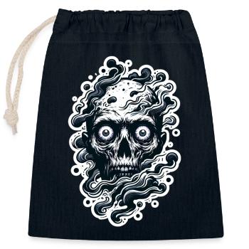 Zombie Inc - Verschließbarer Geschenkbeutel aus Baumwolle (25x30cm) - Navy - Vorne