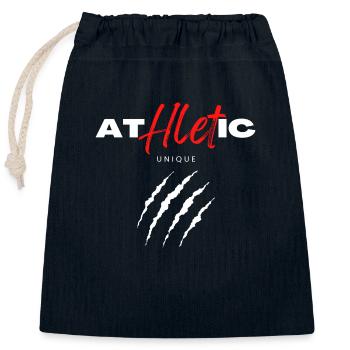 Athletic Unique Zarpazo - Verschließbarer Geschenkbeutel aus Baumwolle (25x30cm) - Navy - Vorne