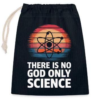 Atheismus Atheist Anti-Religion Agnostiker - Verschließbarer Geschenkbeutel aus Baumwolle (25x30cm) - Navy - Vorne