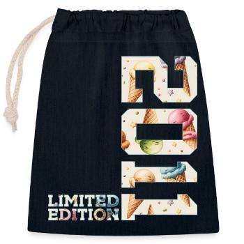 SOMMER LIMITED EDITION 2011 EIS 15. GEBURTSTAG - Closable cotton gift bag (25x30cm) - navy - Front
