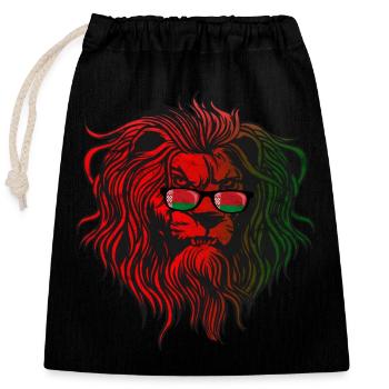 Belarus - Closable cotton gift bag (25x30cm) - black - Front