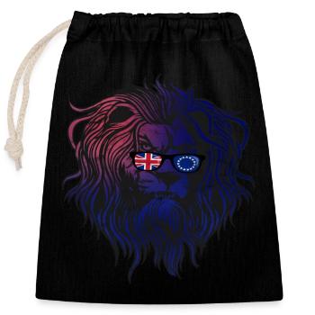 Cook (Îles) - Sac cadeau en coton avec cordon (25 x 30 cm) - noir - Devant